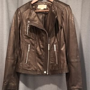 Michael Kors Black Leather Jacket